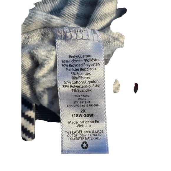 Secret Treasure Sleepwear Striped loungewear Pants/ top jogger soft Womens 2X - Picture 7 of 8